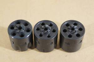 lot 8 image: 3 Revolver Cylinders - Appear to be Heritage Rough Rider - .22LR, .22 Mag