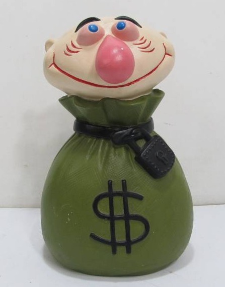 Large Vintage 1971 PlayPal Plastics Coin Bank for Sale in Saint