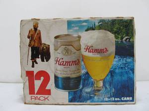 lot 24 image: Full Vintage HAMMS Beer 12-Pack