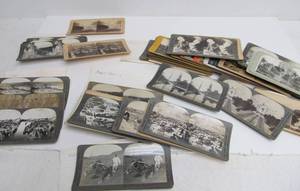 lot 94 image: Lot of Antique Stereoview Cards