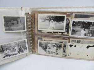 lot 96 image: Vintage 1940s-50s Family Photo Album
