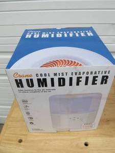 lot 115 image: Brand New CRANE Cool Mist Evaporative Humidifier