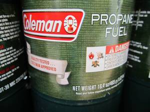 lot 144 image: Brand New Case of COLEMAN Propane Fuel Camping Gas - Case of 12