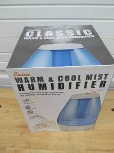 lot 139 image: Brand New CRANE Warm & Cool Mist Humidifier 
