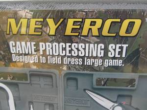 lot 171 image: Brand New MEYERCO Game Processing Knife & Butcher Cutlery Set