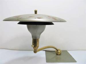 lot 215 image: Vintage Mid Century Flying SaucerUFO Atomic Style Desk Lamp