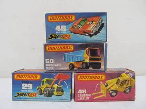 lot 207 image: 4 New in Box Vintage Matchbox Vehicles