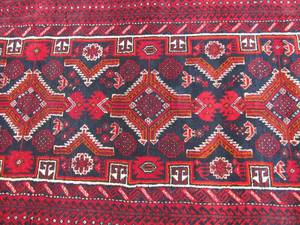 lot 216 image: Vintage Hand Knotted Wool Rug #5