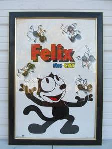 lot 251 image: Large Framed FELIX The Cat Poster