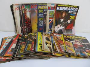 lot 260 image: Huge Lot of Vintage 80s KERRANG Heavy Metal Rock & Roll Magazines