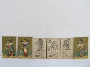 lot 261 image: Group of Antique 1890s Tobacco Trade Cards