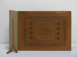 lot 265 image: Vintage Mid Century Unused Scandinavian Leather Photo Album