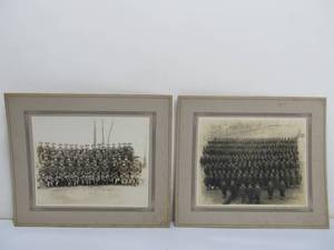 lot 270 image: 2 Antique Military Photos