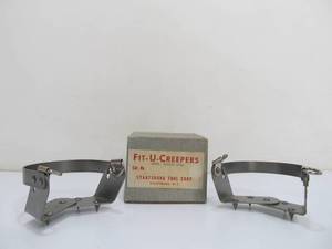 lot 274 image: NOS Vintage Fit-U-Creepers Ice Cleats in Box