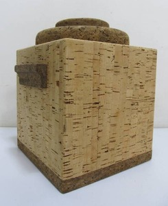 lot 287 image: Vintage Deco Cork Ice Bucket