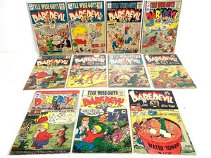 lot 226 image: Lot of Vintage 1950s DAREDEVIL Little Wise Guys Comic Books