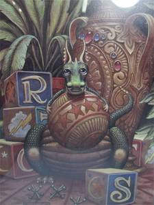 lot 237 image: Framed Signed Numbered Randal Spangler - The Dragling