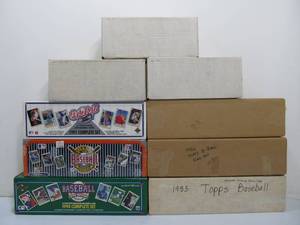 lot 246 image: Large Group of Baseball Cards - Sealed Boxes Complete Sets etc #2