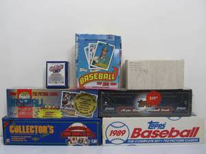 lot 247 image: Large Group of Baseball Cards - Sealed Boxes Complete Sets etc #3