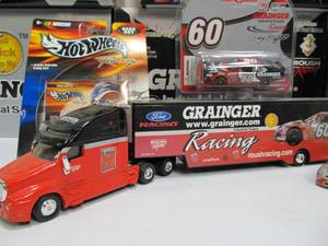 lot 249 image: Large Lot of GRAINGER Racing Team Larger Size Diecast Vehicles etc