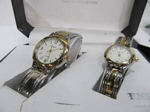 lot 32 image: 2 Sets of His & Hers Geneva Watches