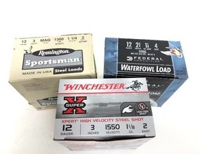 lot 375 image: 3 Full Boxes of 12 Gauge Shotgun Shells