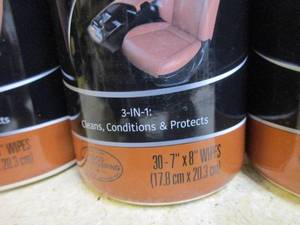 lot 107 image: Leather Conditioning Wipes