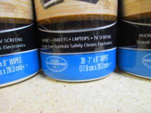 lot 122 image: Electronic Wipes