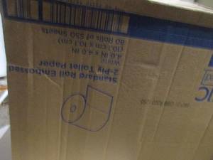 lot 8 image: Pacific Blue Toilet Paper