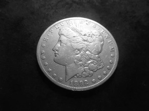 1892 CC Morgan Silver Dollar