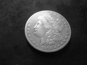 1893 O Morgan Silver Dollar