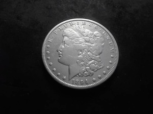 1894 O Morgan Silver Dollar