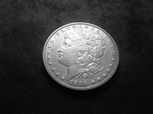 1896 O Morgan Silver Dollar