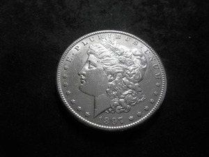 1897 S Morgan Silver Dollar