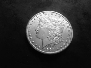 1901 Morgan Silver Dollar