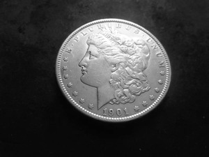 1901 O Morgan Silver Dollar