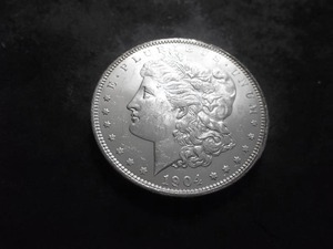 1904 O Morgan Silver Dollar