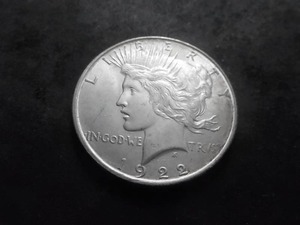 1922 D Peace Silver Dollar