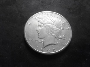 1922 S Peace Silver Dollar