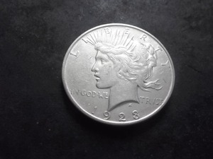 1923 D Peace Silver Dollar