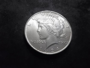 1924 Peace Silver Dollar