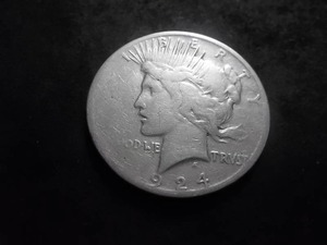 1924 S Peace Silver Dollar