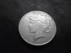 1927 S Peace Silver Dollar