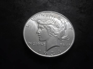 1934 Peace Silver Dollar