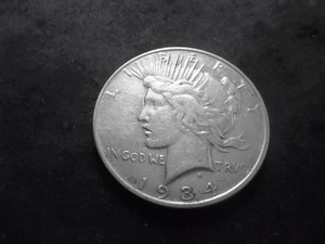 1934 D Peace Silver Dollar