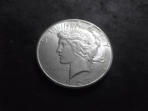 1927 Peace Silver Dollar