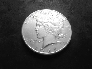 1928 Peace Silver Dollar