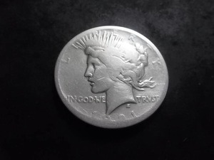 1921 Peace Silver Dollar