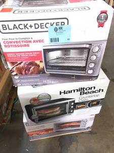 lot 10 image: Lot of 3 Assorted and Mixed Convention Ovens Customer Returns See Pictures