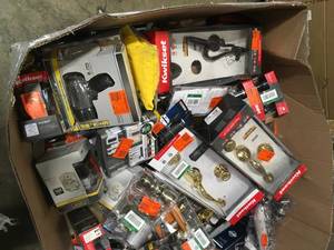 lot 20 image: Lot of Door Knob Handles and Misc Item Various Brands Models and Conditions See  Pictures